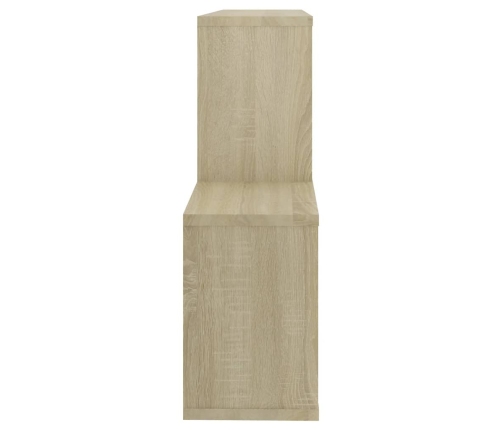 Estante de pared madera contrachapada roble Sonoma 100x18x53 cm