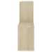 vidaXL Estante de pared madera contrachapada blanco roble 100x18x53 cm