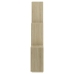 Estante cubo pared madera contrachapada roble Sonoma 78x15x93cm