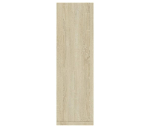 vidaXL Estantes de pared 2 uds contrachapado blanco y roble 50x15x50cm