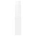 Estante cubo de pared contrachapado blanco brillo 80x15x78,5 cm