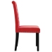Sillas de comedor 4 unidades terciopelo rojo vino tinto