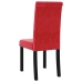 Sillas de comedor 4 unidades terciopelo rojo vino tinto