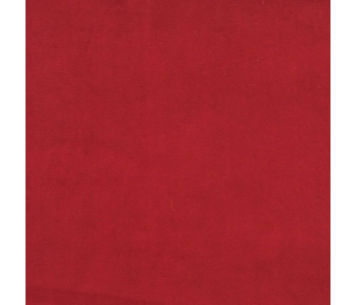 Sillas de comedor 4 unidades terciopelo rojo vino tinto
