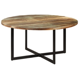 Mesa de comedor madera maciza reciclada 150x75 cm