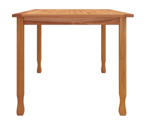 Mesa de comedor de jardín madera maciza de teca 150x90x75 cm