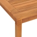 Mesa de comedor de jardín madera maciza de teca 150x90x75 cm