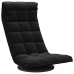 Silla de suelo giratoria de terciopelo negro