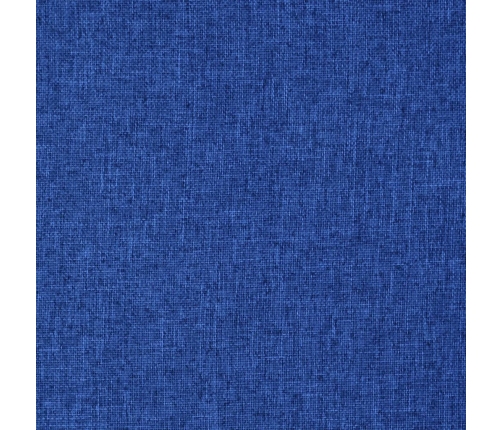 Silla de suelo giratoria de tela azul