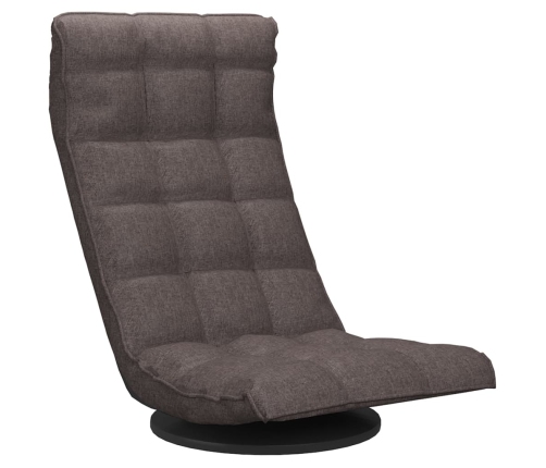 Silla de suelo giratoria tela gris taupe