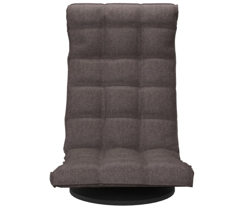 Silla de suelo giratoria tela gris taupe