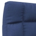 Silla de suelo plegable de tela azul