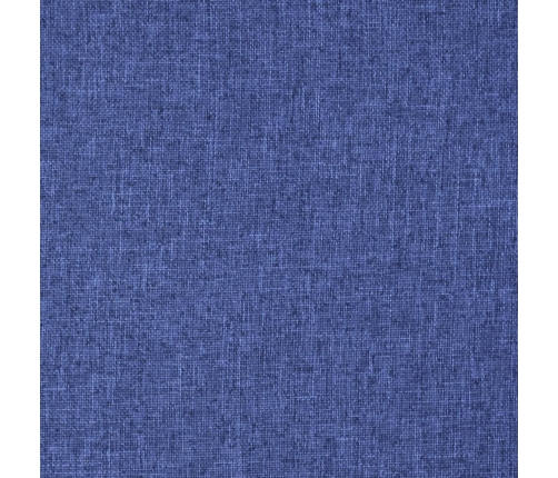 Silla de suelo plegable de tela azul