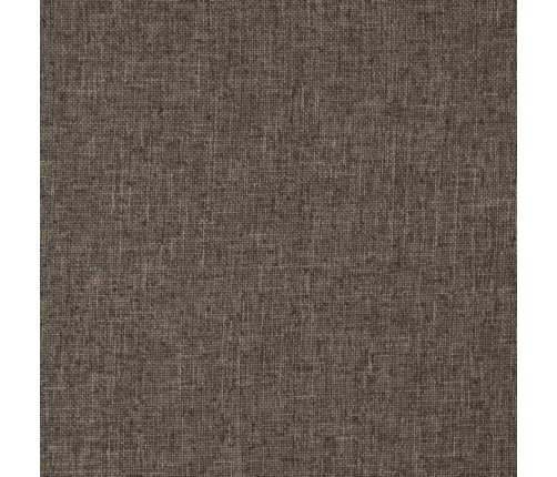 Tumbona de suelo plegable de tela gris taupe