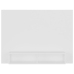 Mueble de TV de pared madera contrachapada blanco 120x23,5x90cm