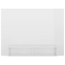 Mueble TV de pared contrachapado blanco brillante 120x23,5x90cm