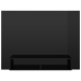 Mueble TV de pared contrachapado negro brillante 120x23,5x90 cm