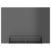 Mueble TV de pared contrachapado gris brillante 135x23,5x90 cm