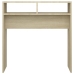 Mesa consola madera contrachapada roble Sonoma 78x30x80 cm