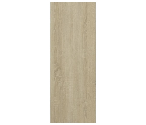 Mesa consola madera contrachapada roble Sonoma 78x30x80 cm