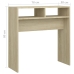 Mesa consola madera contrachapada roble Sonoma 78x30x80 cm