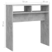 Mesa consola madera de ingeniería gris hormigón 78x30x80 cm