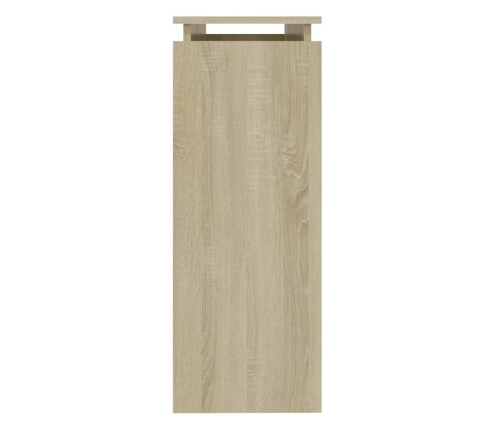 Mesa consola madera contrachapada roble Sonoma 102x30x80 cm