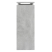 vidaXL Mesa consola madera contrachapada gris hormigón 102x30x80 cm