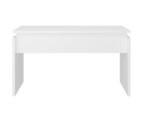 Mesa de centro madera contrachapada blanco 68x50x38 cm