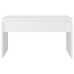 Mesa de centro madera contrachapada blanco 68x50x38 cm