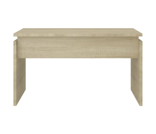 Mesa de centro madera contrachapada roble Sonoma 68x50x38 cm