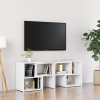 vidaXL Mueble para TV de madera contrachapada blanco 104x30x52 cm