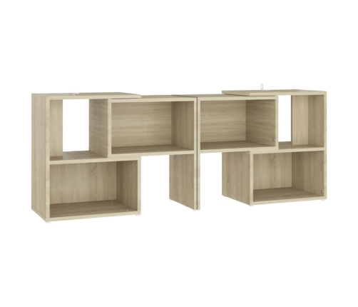 Mueble de TV madera contrachapada roble Sonoma 104x30x52 cm