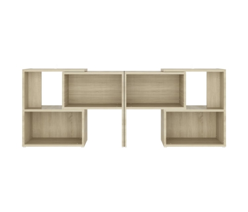 Mueble de TV madera contrachapada roble Sonoma 104x30x52 cm