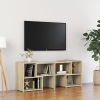 vidaXL Mueble de TV madera contrachapada roble Sonoma 104x30x52 cm