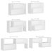 vidaXL Mueble de TV madera contrachapada blanco 149x30x52 cm