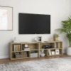 Mueble de TV madera contrachapada roble Sonoma 149x30x52 cm