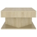 Mesa de centro madera contrachapada roble Sonoma 57x57x30 cm