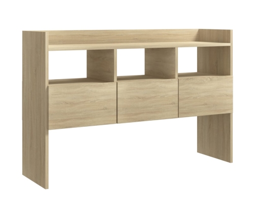 Aparador de madera contrachapada roble Sonoma 105x30x70 cm