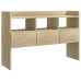 Aparador de madera contrachapada roble Sonoma 105x30x70 cm