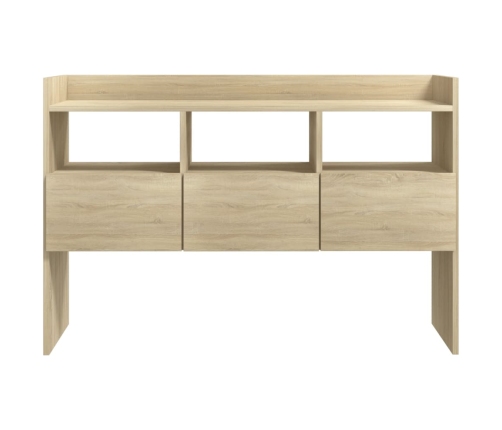 Aparador de madera contrachapada roble Sonoma 105x30x70 cm