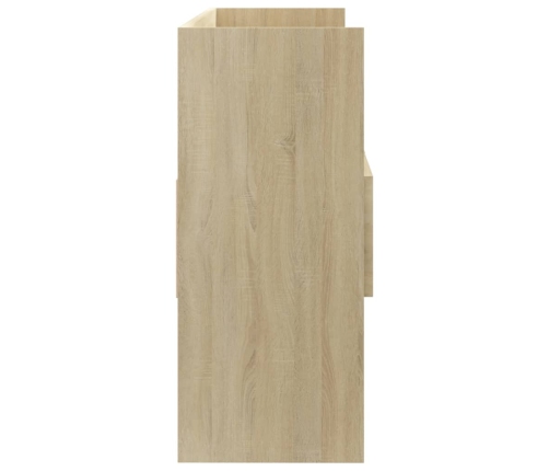 Aparador de madera contrachapada roble Sonoma 105x30x70 cm