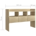 Aparador de madera contrachapada roble Sonoma 105x30x70 cm