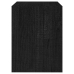 vidaXL Mesitas de noche 2 uds madera maciza pino negro 40x30,5x40 cm