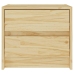 Mesita de noche madera maciza de pino 40x30,5x35,5 cm