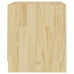 Mesita de noche madera maciza de pino 40x30,5x35,5 cm