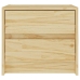 Mesitas de noche 2 uds madera maciza de pino 40x30,5x35,5 cm