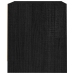 Mesitas de noche 2 uds madera maciza pino negro 40x30,5x35,5 cm