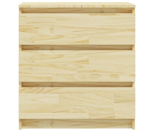 Mesita de noche madera maciza de pino 60x36x64 cm