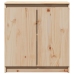 Armario auxiliar de madera maciza de pino 60x36x65 cm